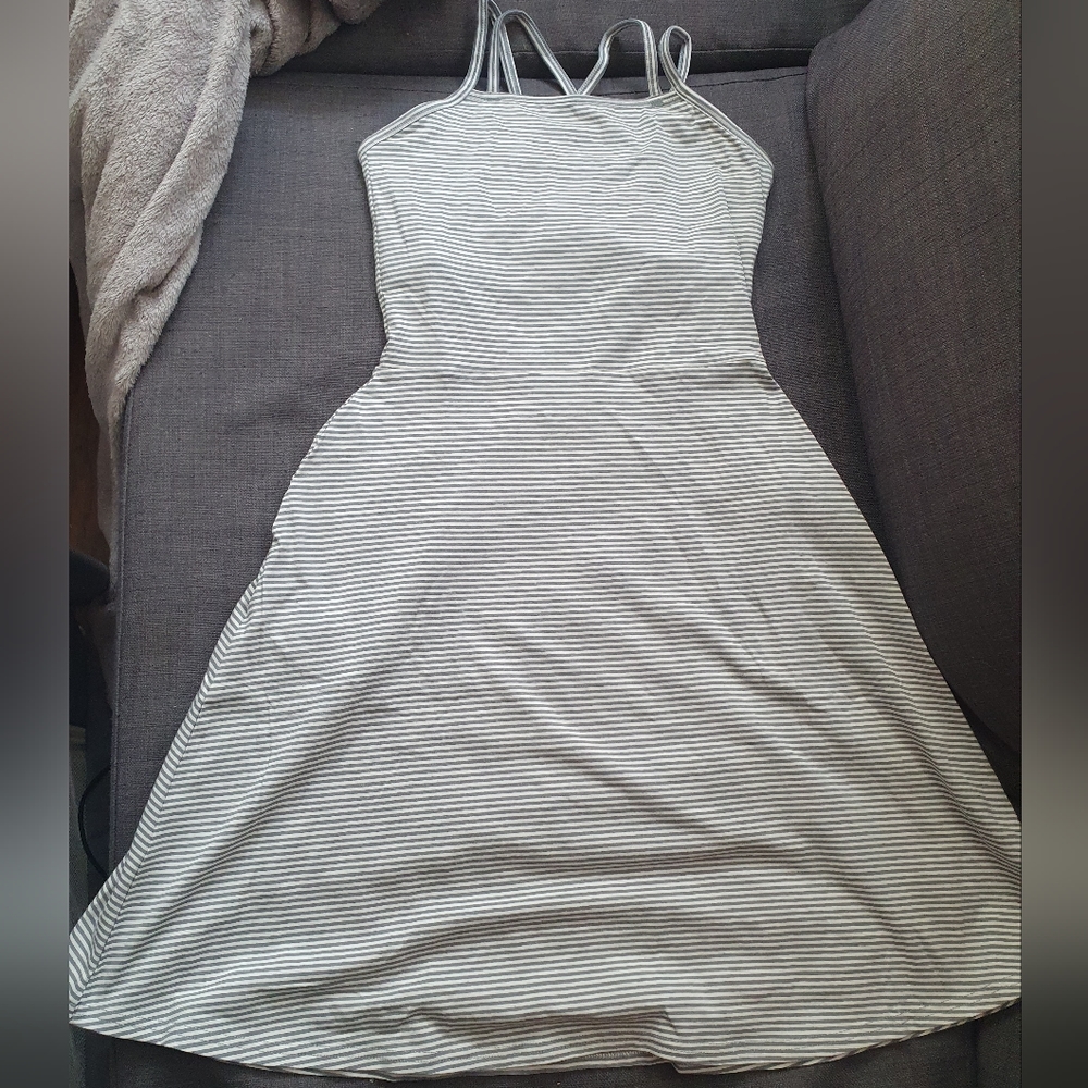 Fit and Flare Strappy Dress